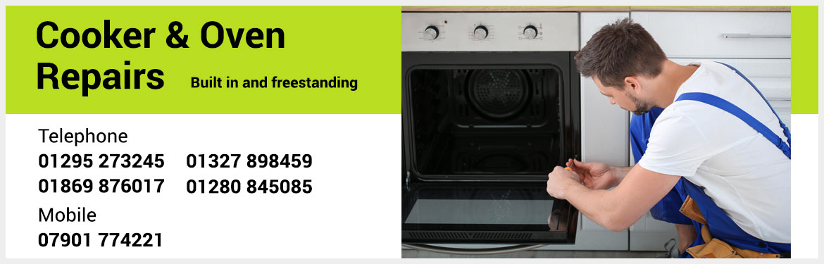 an oven and a washing machine